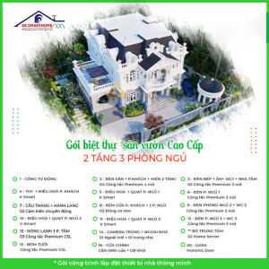 Trọn gói Biệt thự sân vườn cao cấp 2 tầng, 3 phòng ngủ Trọn gói Biệt thự sân vườn cao cấp 2 tầng, 3 phòng ngủ